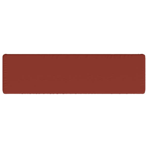 1-teiliges Bankkissen VUGHT 100 % Polyester Rot 170 x 50 x 5 cm