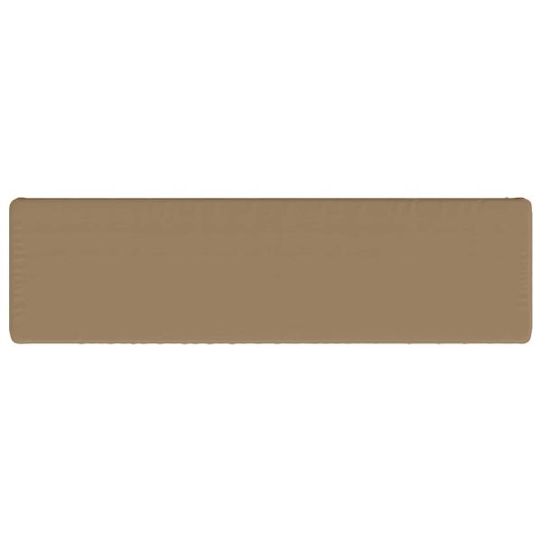 1-teiliges Bankkissen VUGHT 100 % Polyester Taupe