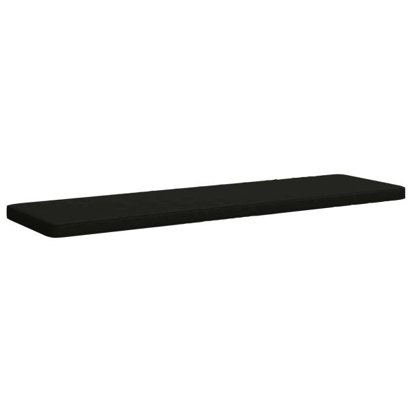 2-teilige Bankkissen VUGHT 2 stk. 100 % Polyester Schwarz