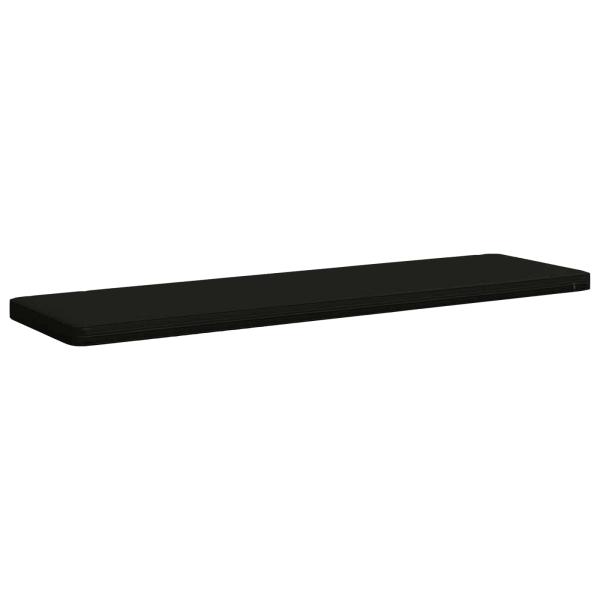 2-teilige Bankkissen VUGHT 2 stk. 100 % Polyester Schwarz