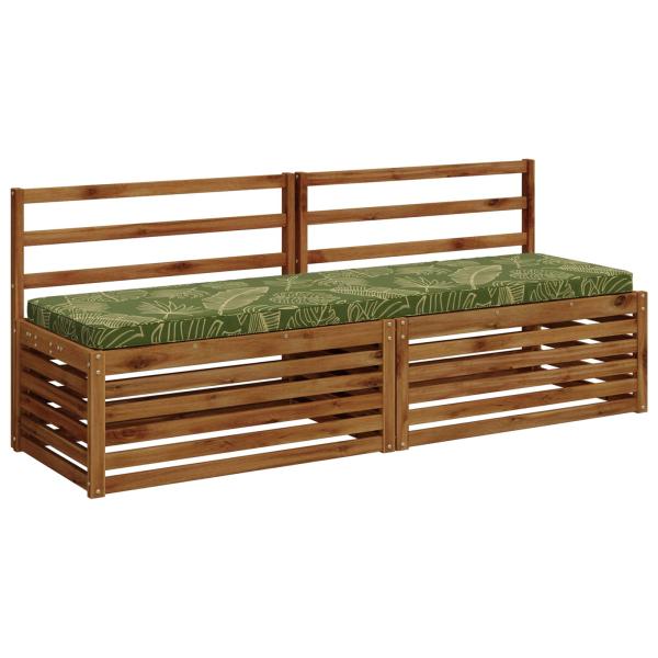 1-teiliges Bankkissen VUGHT 100 % Polyester Blattdesign