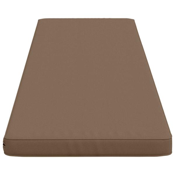 2-teilige Bankkissen VUGHT 2 stk. 100 % Polyester Taupe