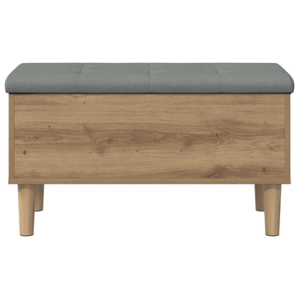 Aufbewahrungsbank mit Kissen Artisan-Eiche 82 x 42 x 46 cm