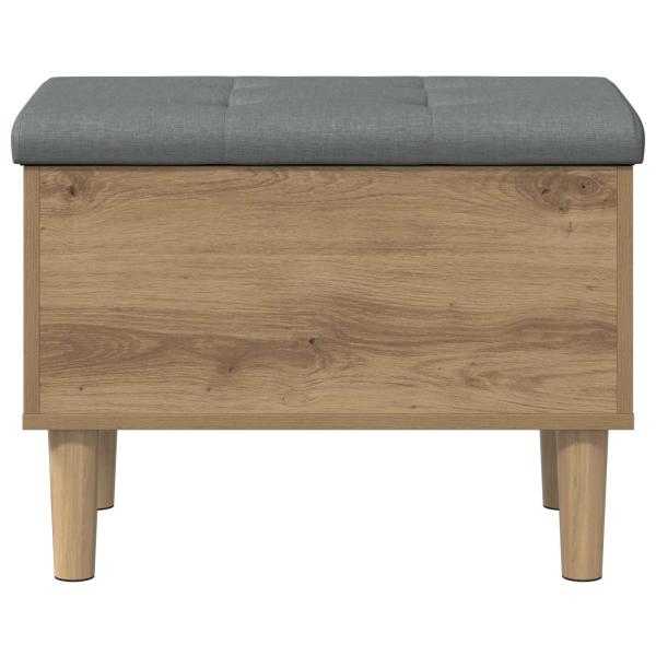 Aufbewahrungsbank mit Kissen Artisan-Eiche 62 x 42 x 46 cm