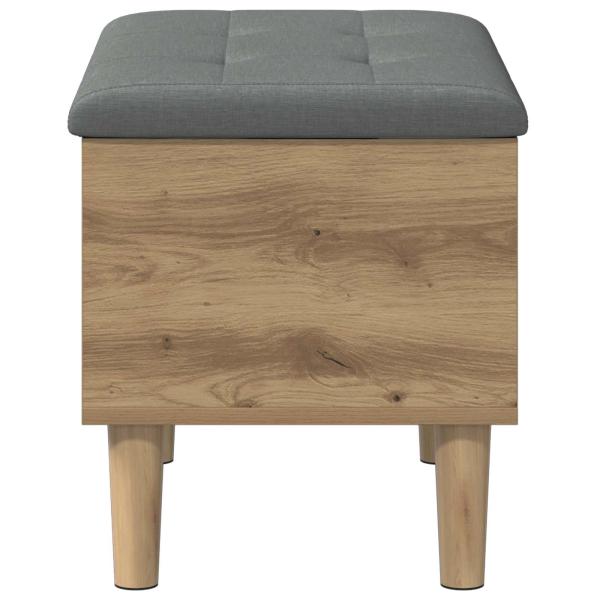 Aufbewahrungsbank mit Kissen Artisan-Eiche 62 x 42 x 46 cm