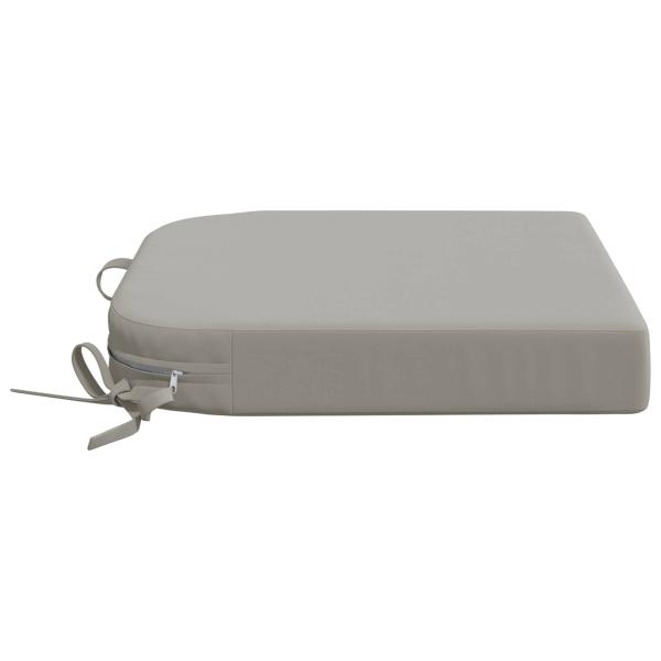 1-teiliges Sitzkissen SOEST 100 % Polyester Grau 40 x 40 x 7 cm
