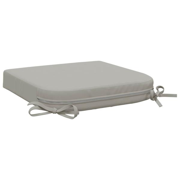 1-teiliges Sitzkissen SOEST 100 % Polyester Grau 40 x 40 x 7 cm