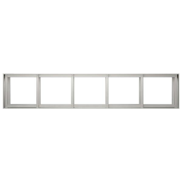 Garten-Pflanzgefäß Silber 200 x 40 x 60 cm Edelstahl