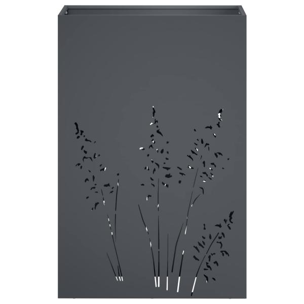 Garten-Pflanzgefäß 2 Stk. Anthrazit 50 x 30 x 75 cm