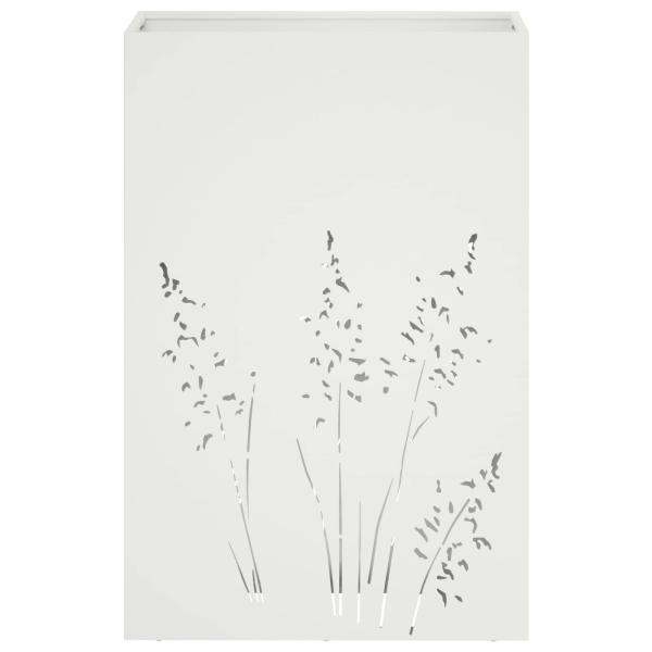 Garten-Pflanzgefäß 2 Stk. Weiß 50 x 30 x 75 cm
