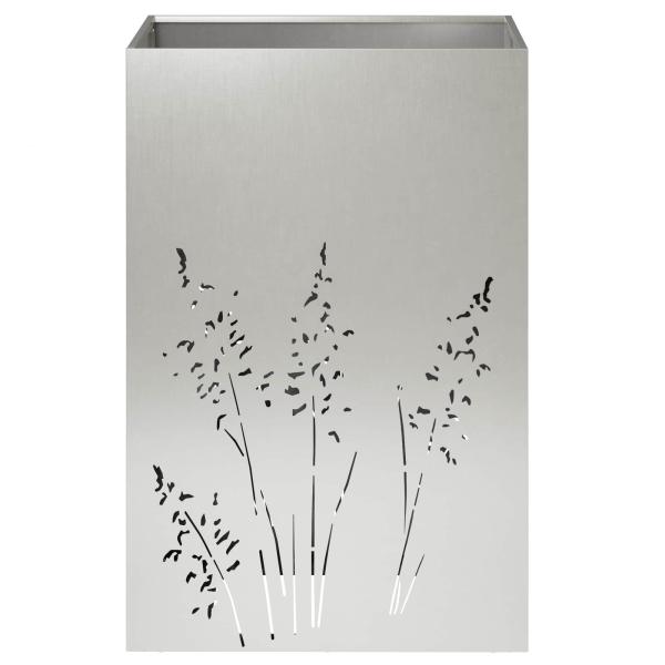 Garten-Pflanzgefäß 2 Stk. Silber 50 x 50 x 75 cm Edelstahl