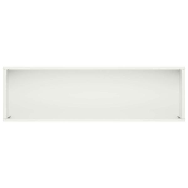 Garten-Pflanzgefäß Weiß 100 x 30 x 49 cm Kaltgewalzter Stahl