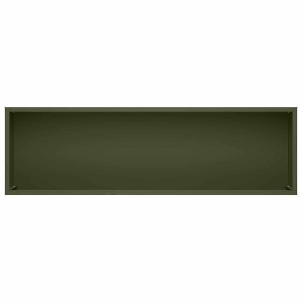 Garten-Pflanzgefäß Olivgrün 100 x 20 x 49 cm