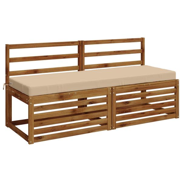 2-teilige Bankkissen SOEST 2 stk. 100 % Polyester Creme