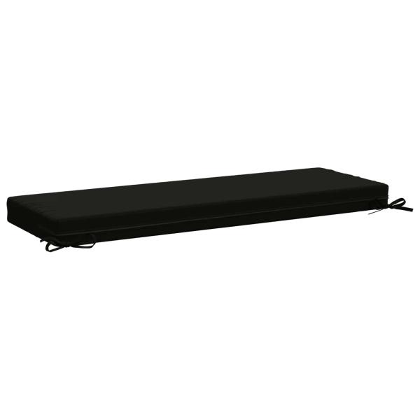2-teilige Bankkissen SOEST 2 stk. 100 % Polyester Schwarz