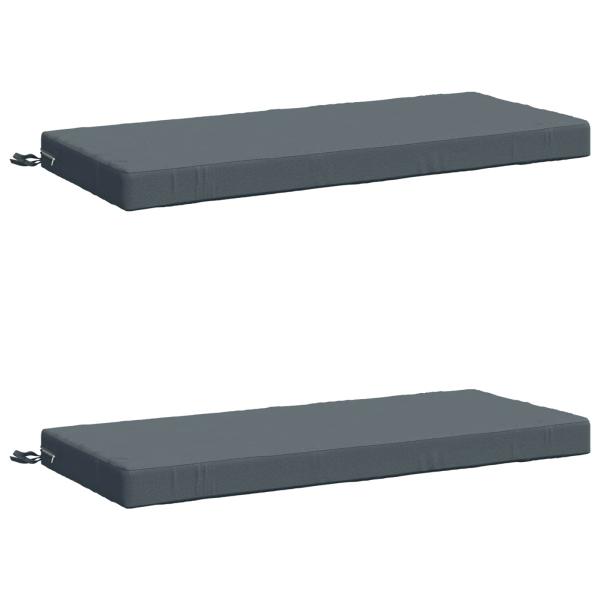 2-teilige Bankkissen SOEST 2 stk. 100 % Polyester Blau