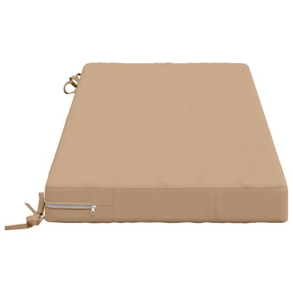 2-teilige Bankkissen SOEST 2 stk. 100 % Polyester Sand
