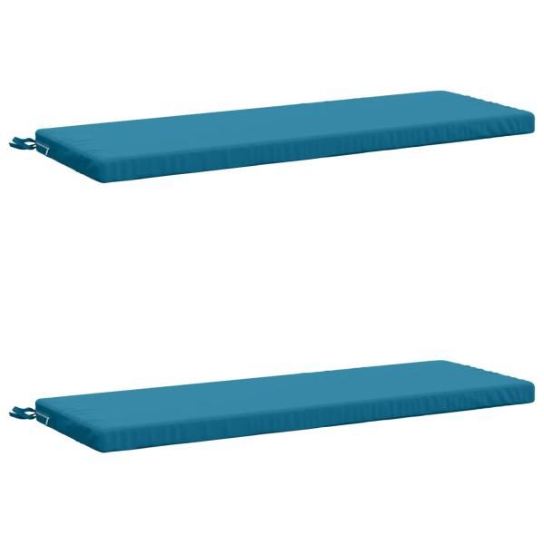 2-teilige Bankkissen SOEST 100 % Polyester Himmelblau