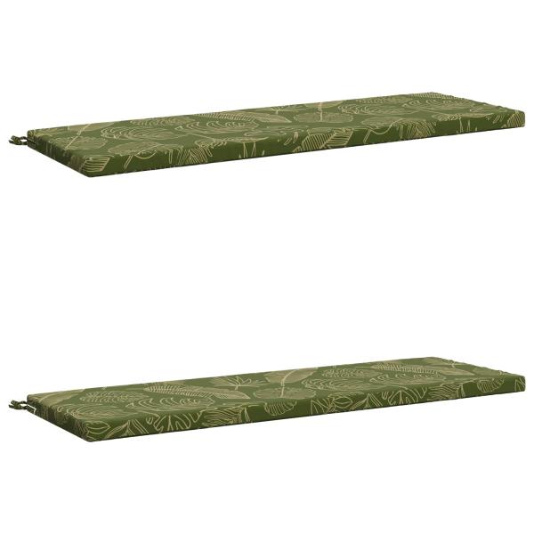 2-teilige Bankkissen SOEST 100 % Polyester Blattdesign
