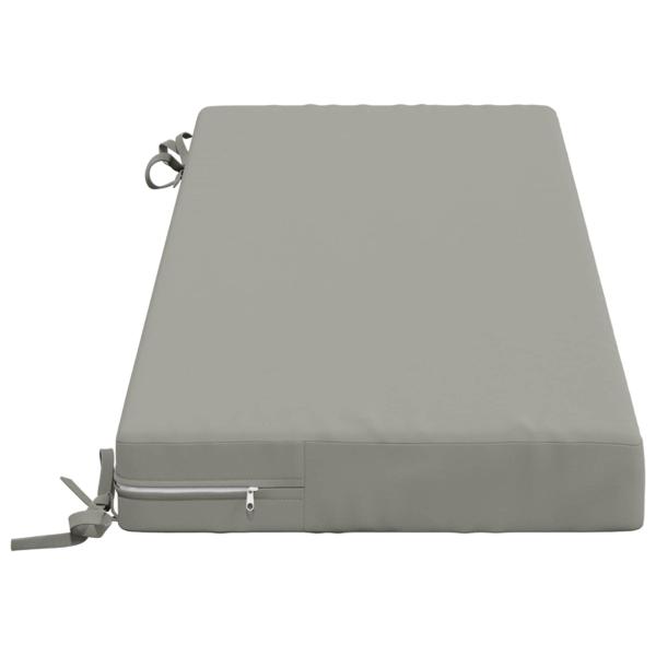 2-teilige Bankkissen SOEST 2 stk. 100 % Polyester Grau