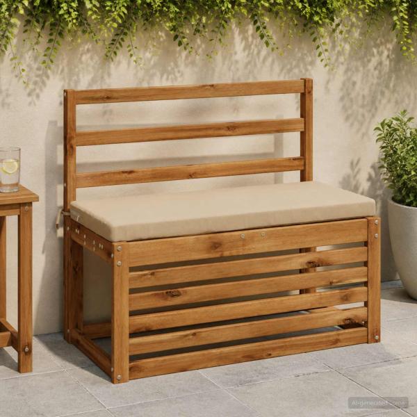 ARDEBO.de - 2-teilige Bankkissen SOEST 2 stk. 100 % Polyester Sand