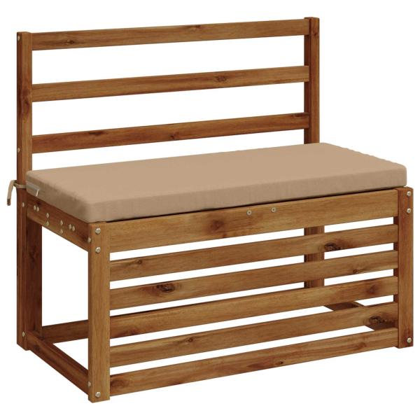 2-teilige Bankkissen SOEST 2 stk. 100 % Polyester Sand