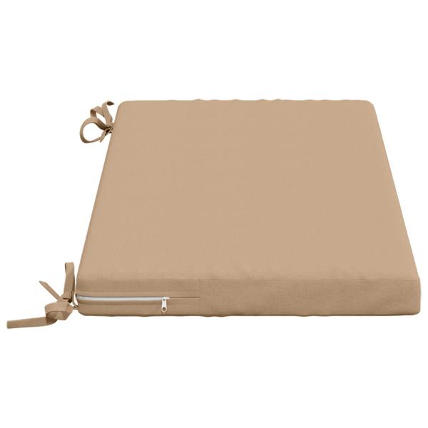 2-teilige Bankkissen SOEST 2 stk. 100 % Polyester Sand