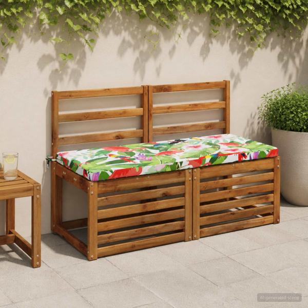 ARDEBO.de - 2-teilige Bankkissen SOEST 2 stk. 100 % Polyester Mehrfarbig