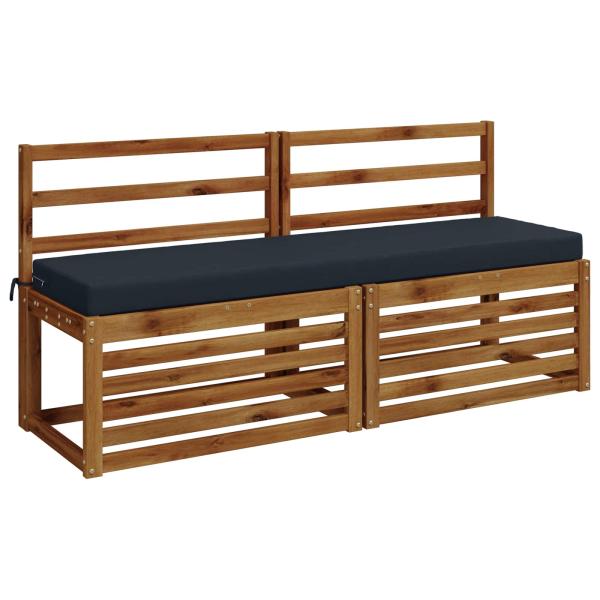 Bankkissen SOEST 2 stk. 100 % Polyester Dunkelblau