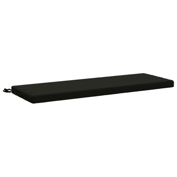 2-teilige Bankkissen SOEST 2 stk. 100 % Polyester Schwarz