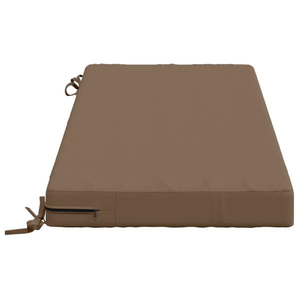 2-teilige Bankkissen SOEST 2 stk. 100 % Polyester Taupe