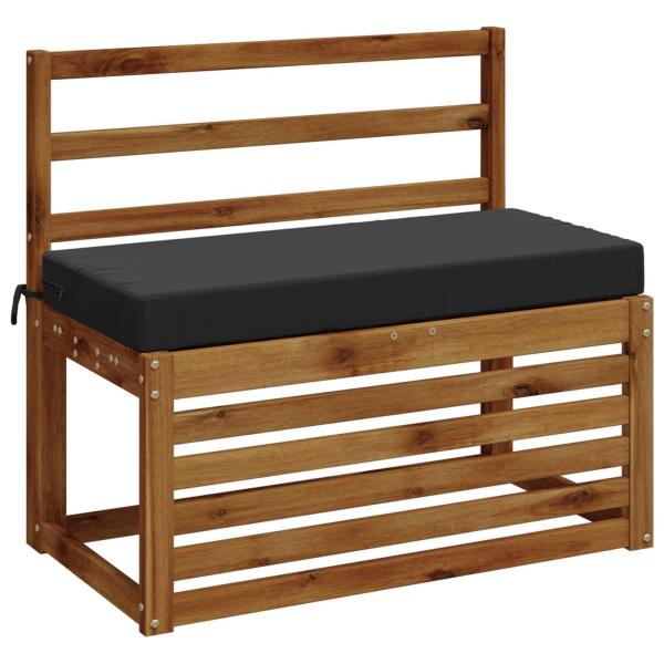 2-teilige Bankkissen SOEST 2 stk. 100 % Polyester Anthrazit