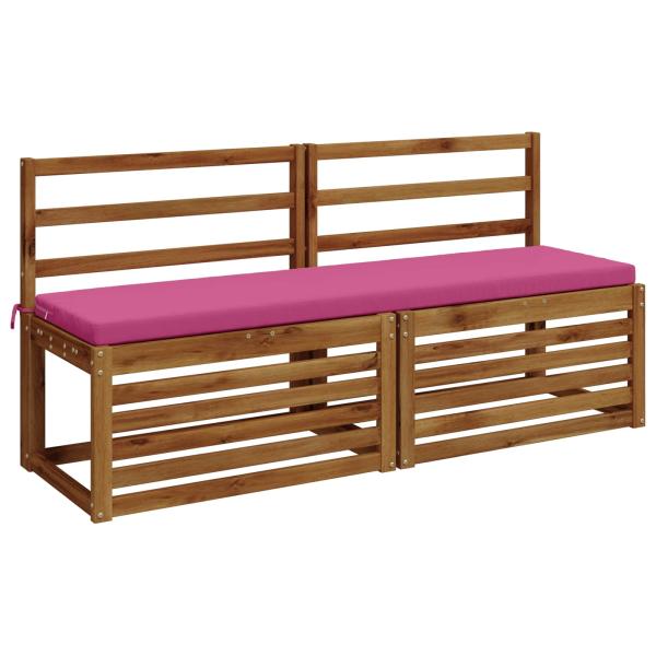 2-teilige Bankkissen SOEST 2 stk. 100 % Polyester Rosa