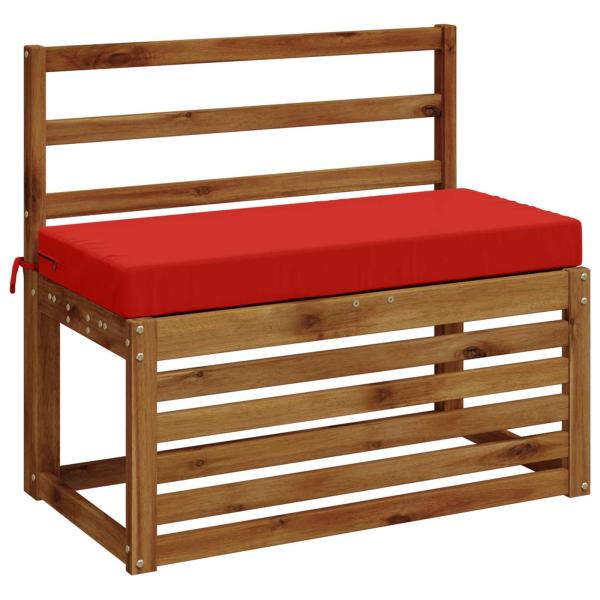 2-teilige Bankkissen SOEST 2 stk. 100 % Polyester Rot