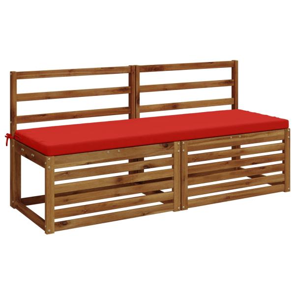 2-teilige Bankkissen SOEST 2 stk. 100 % Polyester Rot