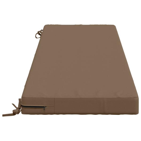 2-teilige Bankkissen SOEST 2 stk. 100 % Polyester Taupe
