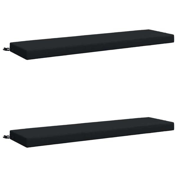 2-teilige Bankkissen SOEST 2 stk. 100 % Polyester Dunkelblau