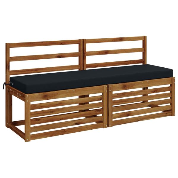 2-teilige Bankkissen SOEST 2 stk. 100 % Polyester Dunkelblau