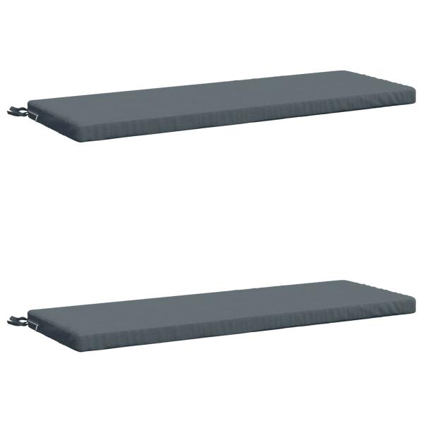 2-teilige Bankkissen SOEST 2 stk. 100 % Polyester Blau