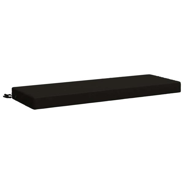 2-teilige Bankkissen SOEST 2 stk. 100 % Polyester Schwarz