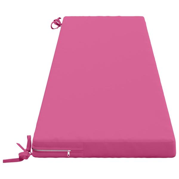 2-teilige Bankkissen SOEST 2 stk. 100 % Polyester Rosa