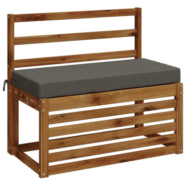 2-teilige Bankkissen SOEST 2 stk. 100 % Polyester Grau