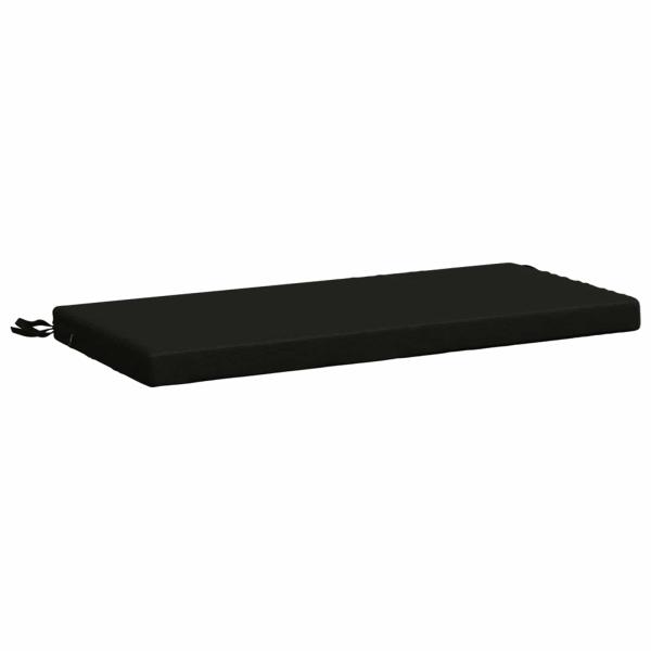 2-teilige Bankkissen SOEST 2 stk. 100 % Polyester Schwarz