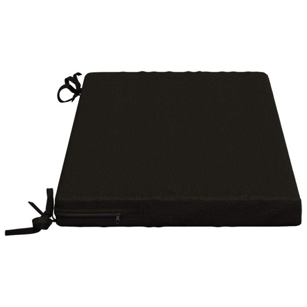 2-teilige Bankkissen SOEST 2 stk. 100 % Polyester Schwarz