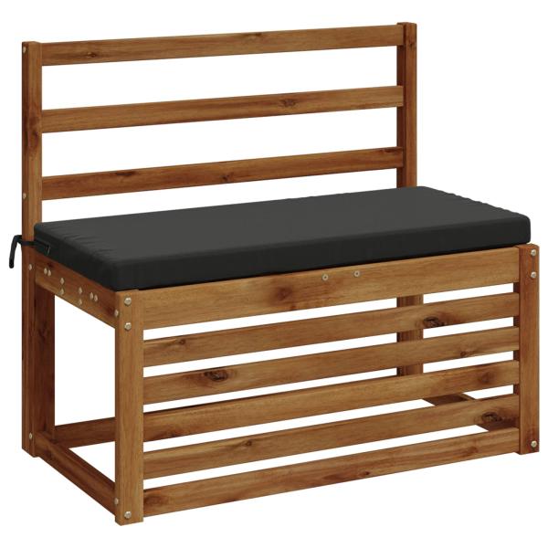 2-teilige Bankkissen SOEST 2 stk. 100 % Polyester Anthrazit