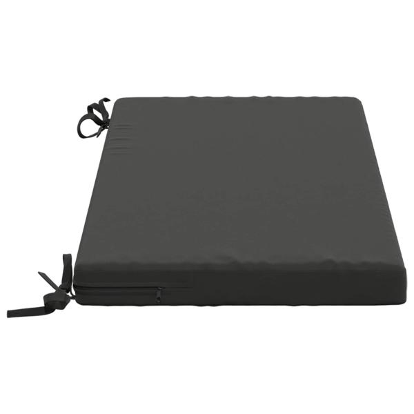 2-teilige Bankkissen SOEST 2 stk. 100 % Polyester Anthrazit