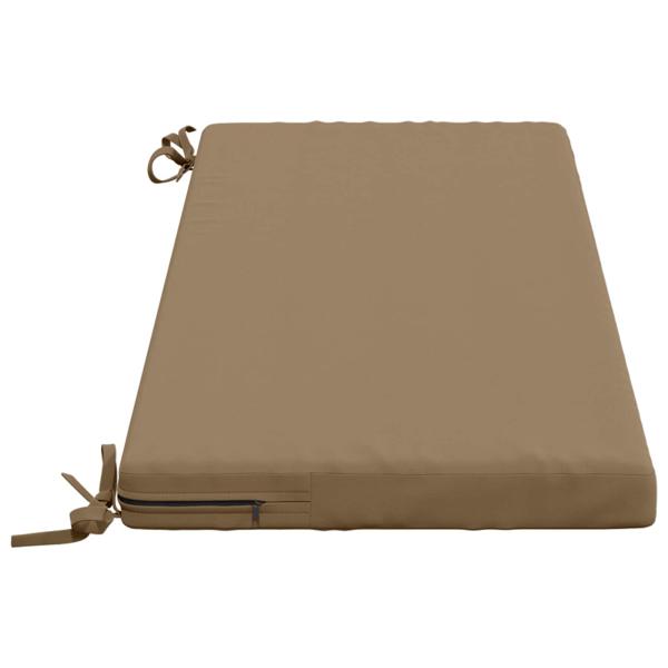 2-teilige Bankkissen SOEST 2 stk. 100 % Polyester Taupe