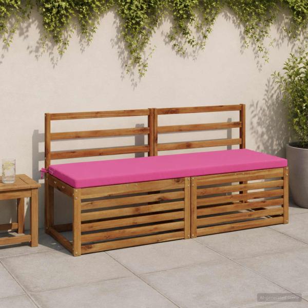 ARDEBO.de - 2-teilige Bankkissen SOEST 2 stk. 100 % Polyester Rosa