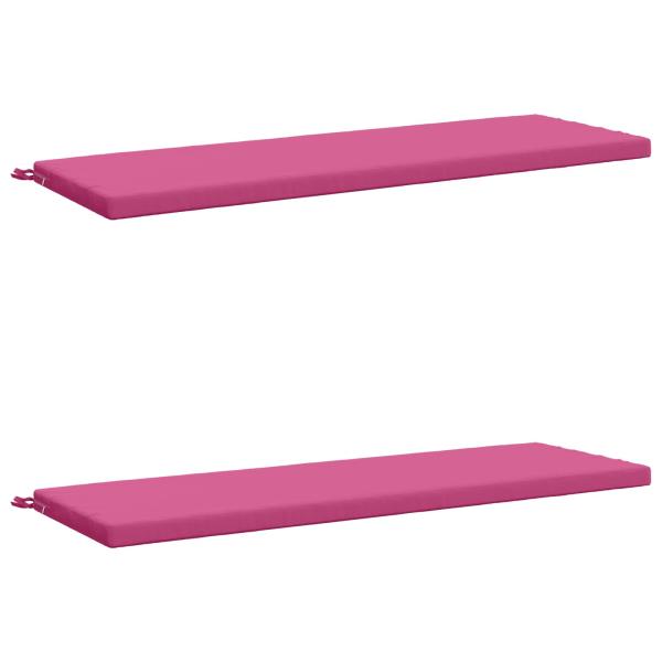 2-teilige Bankkissen SOEST 2 stk. 100 % Polyester Rosa