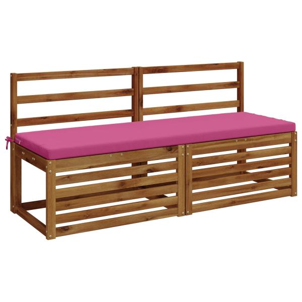 2-teilige Bankkissen SOEST 2 stk. 100 % Polyester Rosa